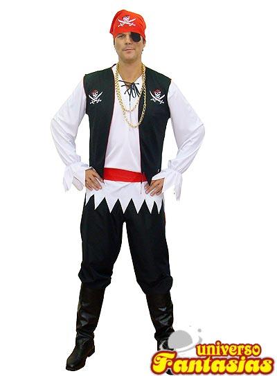 Fantasia pirata improvisada masculina